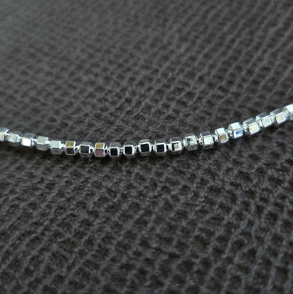 Iris & Lily Freshwater Pearl and Silver🤍 Blocks Necklace- NWT - Picture 13 of 16
